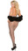 Elegant Moments Satin Bows Leopard Queen Bodystocking