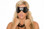Elegant Moments D Ring Leather Blind Fold
