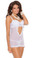 Elegant Moments Mesh Babydoll with G-String