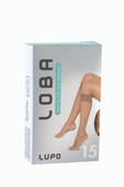 Lupo Stocking Knee High toelless 15 Denier w/Lycra