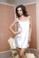  iCollection Satin Chemise - Ivory