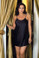 iCollection Satin Chemise - Queen Size - Black