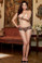 Dreamgirl Plus Size Leopard Print Stretch Mesh with Spandex Open Heart Back Cheek Panty