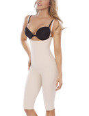 Moldeate Push Up and Tummy Control Shapewear with Convertible Straps Long Legs - Beige