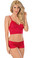 Escante Cami Set - Red