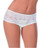 Escante Lace Up Back Boyshorts - White
