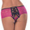 Escante Lace Up Back Boyshorts - Fuchsia