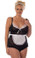 Escante Queen Size Romper Maid Costume