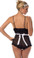 Escante Queen Size Romper Maid Costume
