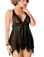 Escante Lace Baby Doll - Black
