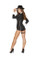  Roma Costume 1pc Mischievous Mobster Babe Costume 