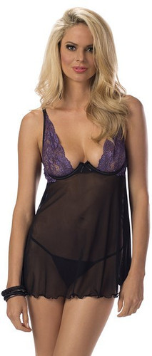Escante Aubergine Nights Baby Doll