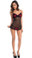 Escante Mesh and Lace Overlay Baby Doll