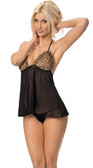 Escante Leopard Print Baby Doll