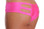 Escante Strappy Jeweled Cheeky Boy Shorts - Neon Pink