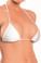 Escante Small Triangle Top - White