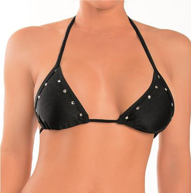 Escante Jewel Full Triangle Top - Black