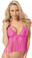 Escante Fringe Lycra Shirt - Neon Pink