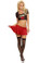Sex Symbol 4pc School Girl Outfit - Strawberry