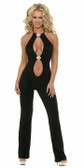 Sex Symbol Jumpsuit with Rhinestone Clips