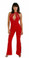 Sex Symbol High Neck Jumpsuit with Rhinestones