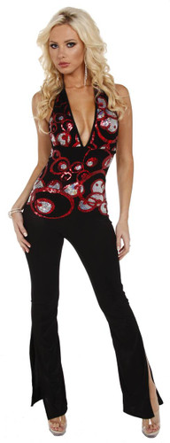 Sex Symbol Sequin Top Jumpsuit