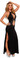 Sex Symbol Open Front High Neck Gown