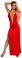 Sex Symbol V-Front Deep Plunging Satin Gown
