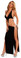 Sex Symbol Halter Top with Stretch Rhinestone Straps