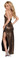 Sex Symbol Open Front Foil Print Gown