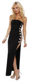 Sex Symbol Lace Up Tube Gown
