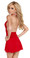 Sex Symbol Skirted Halter Dress with Rhinestone Buckle