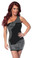 Sex Symbol One Shoulder with Rhinestone Trim