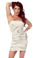 Sex Symbol Tube Dress with Curl Pattern