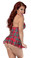 Sex Symbol Open Front Pleated Skirt Dress