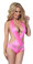 Sex Symbol Criss Cross Top Romper with Rhinestones Trim