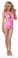 Sex Symbol Criss Cross Top Romper with Rhinestones Trim