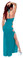 Sex Symbol Open Side Gown with Metal Neck Piece