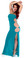 Sex Symbol Open Side Gown with Metal Neck Piece