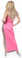Sex Symbol Side Gathered Tube Gown with Side Slit