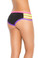 Elegant Moments Lycra Booty Shorts with Contrast Neon Trim