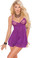 Elegant Moments Double Layered Mesh Chemise