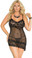Elegant Moments Queen Size Mesh Babydoll