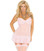 Elegant Moments Queen Size Mesh Chemise with Embroidered Underwire Cups