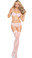 Elegant Moments Embroidered Bra Set and Garter Belt