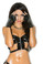 Elegant Moments Vinyl Gloves with Studs and Zipper