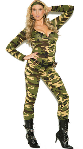 Elegant Moments Plus Size Combat Warrior Costume