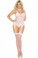 Elegant Moments Plus Size Three Piece Set Lace Camisette