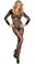 Elegant Moments Long Sleeve Crochet Bodystocking
