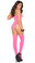 Elegant Moments Opaque and Sheer Teddy with Matching Stockings